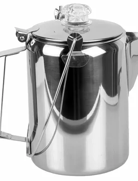 Kaffekanne mit Perkolator Edelstahl Default Title adult - FoX Outdoor - FashionsVida