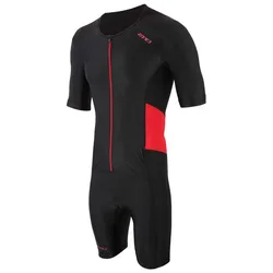 Trisuit A Maniche Corte Activate Black / Red S