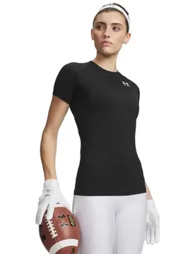 T-shirt à Manches Courtes Heatgear Authentics Comp Black L - Under armour - FashionsVida