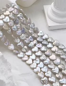 Mm AAAAAA Natural Freshwater Pearl Baroque Heart Bold Contours Bead Women Jewelry Make DIY Necklace Bracelet Accessories - Aliexpress - FashionsVida