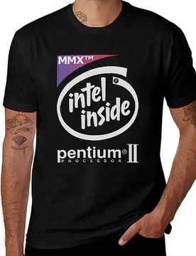Intel Pentium II MMX Logo T-Shirt blanks cute tops baggy shirts blacks t shirt men 100℅ cotton - Aliexpress - FashionsVida