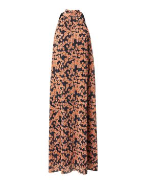 Warehouse Vestido naranja / negro
