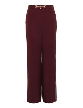 Pantaloni rosso bordeaux
