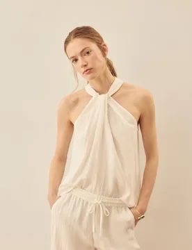 Top halter de mujer liso - Southern Cotton - FashionsVida