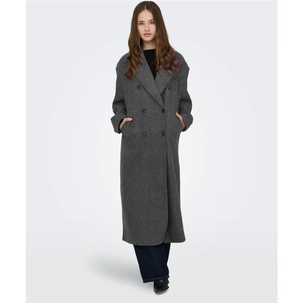 Abrigo de mujer de paño largo - Only - FashionsVida