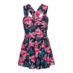 Badekleid „Hibiskus“ mehrfarbig M Damen