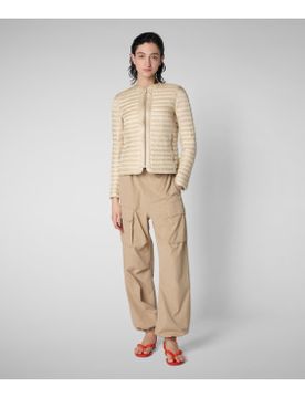 Para mujer. D30614W-IRIS20 Chaqueta Carina (XL), Casual, Nylon, Manga larga