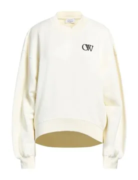 Sweatshirt Damen Elfenbein L,S Damen - OFF-WHITE™ - FashionsVida