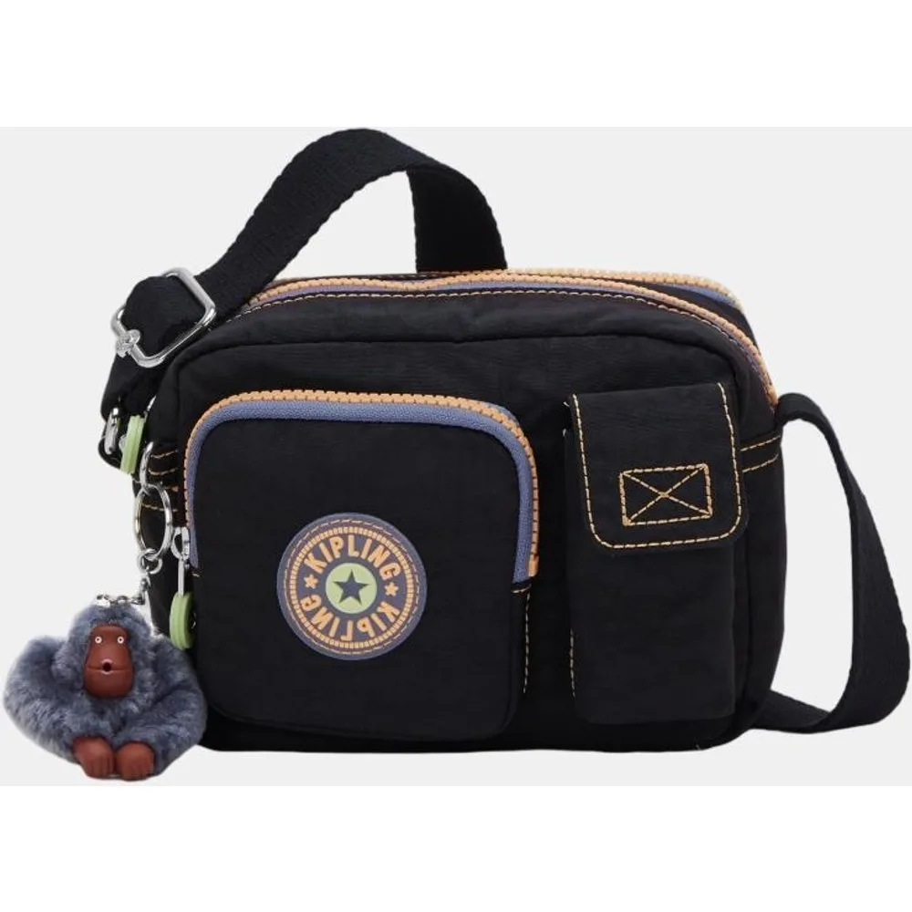 Bandolera pequeña con bolsillos frontales - Kipling - FashionsVida