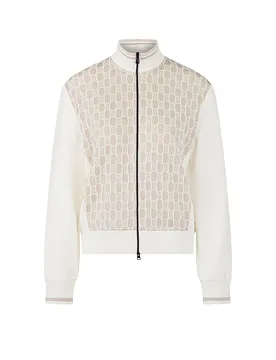 Sudadera con cremallera gris claro 42 - Marc cain - FashionsVida
