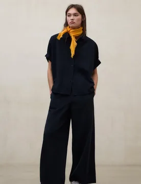 Camisa de mujer de algodón fit oversize - Ecoalf - FashionsVida