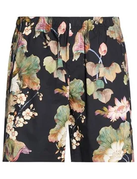 Pantalones cortos y bermudas Hombre Negro 48 Hombre - Amaranto - FashionsVida