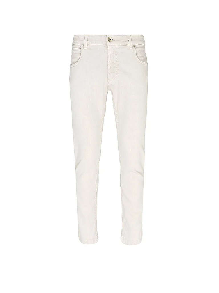 Jeans de corte cónico beige 34 - Eleventy - FashionsVida