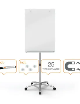 Lavagna A Vetro Mobile Per Conferenze Con Cavalletto