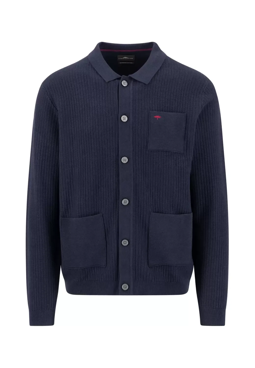 S Cardigan, Buttoned, ribbed male - S - FashionsVida
