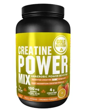 Creatina In Polvere Power Mix Mango E Arancia 1kg Black