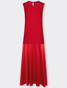 ELENA MIRO abito lungo donna rosso