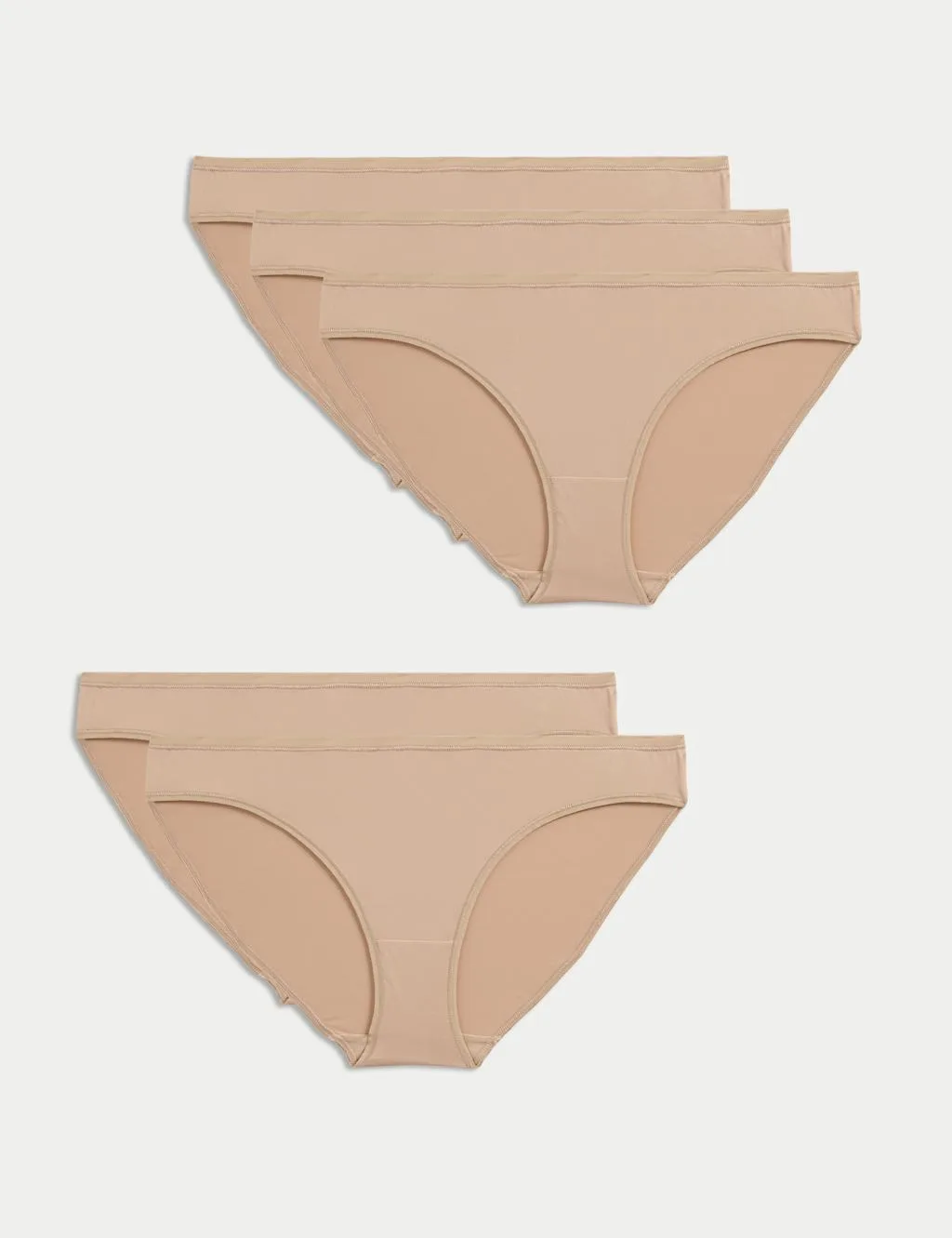 Pk Microfibre Low Rise Bikini Knickers Rose Quartz female - M&S - FashionsVida