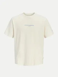 T-Shirt mit großem Rückenprint Weiß M