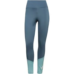 Designed To Move Big Logo Sport Tight Damen Tights, blau S 34-36