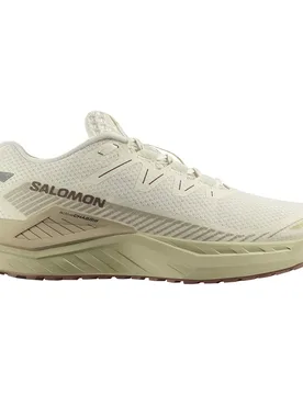 Drx Defy Grvl Running Shoes Vanilla Ice / Green Haze / White Pepper UK 11 Men - Salomon - FashionsVida