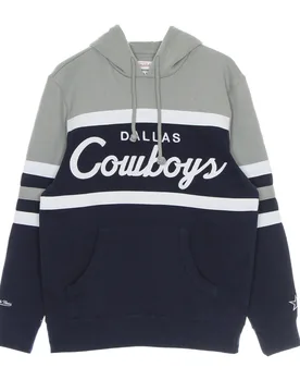 Felpa Cappuccio Uomo Nfl Head Coach Hoody Dalcow Original Team Colors - Mitchell & Ness - FashionsVida