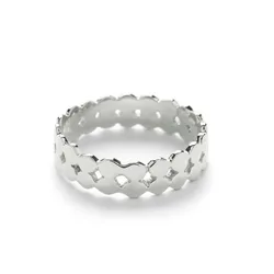 Silver Praniti Double Layer Ring