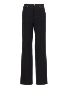 Jeans twill a vita alta