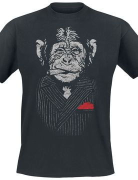 T-Shirt - Mafia Ape - M bis 5XL - für Männer - Größe 5XL - schwarz - Männer - male