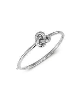 Brazalete INFINITY KNOT BANGLE Steel plata L
