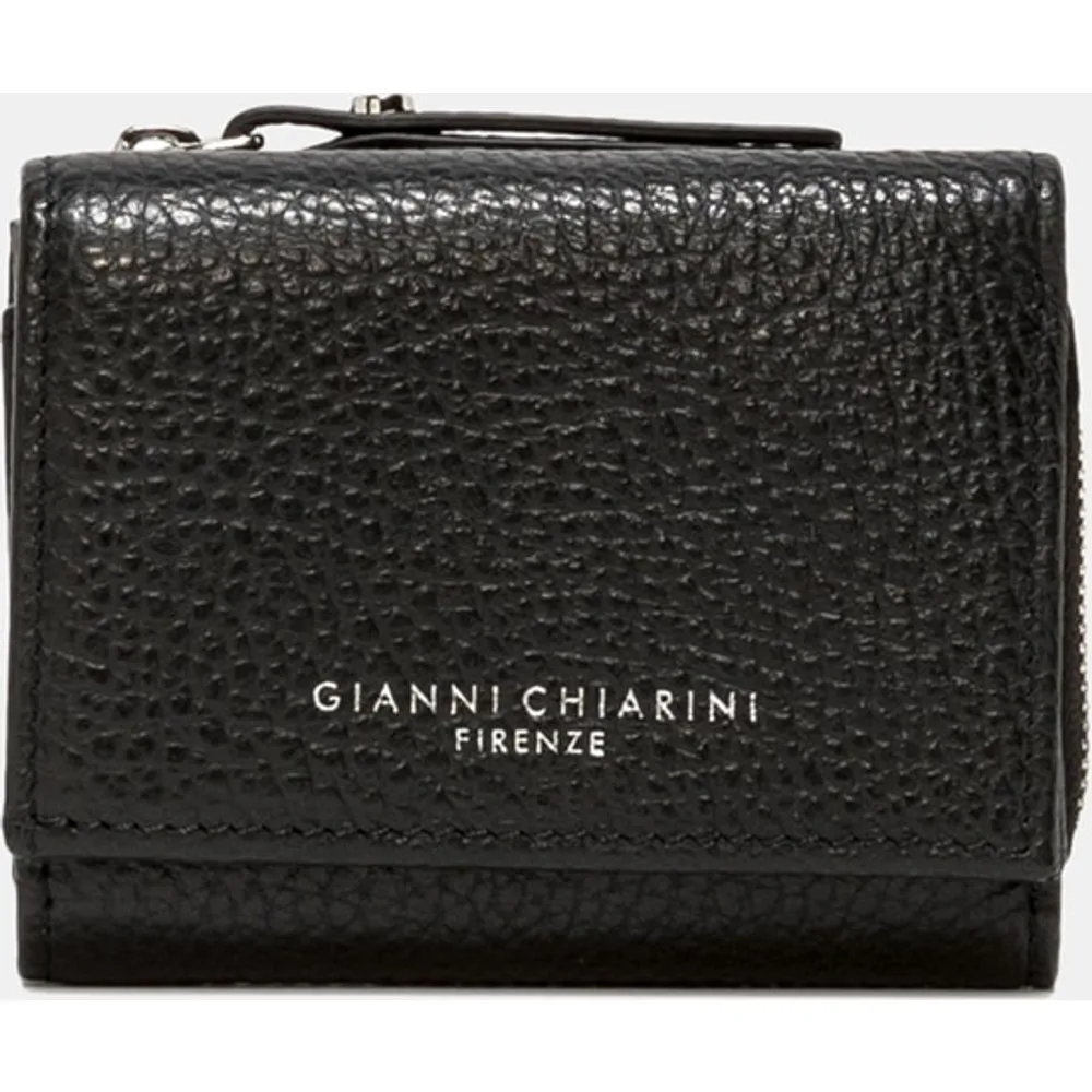Cartera pequeña de piel grabada con detalle de la marca - Gianni Chiarini - FashionsVida