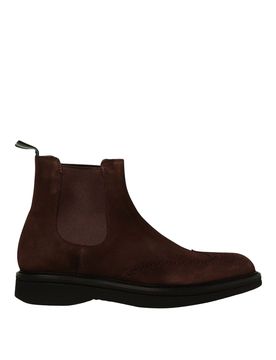 Stivaletti in suede con motivo