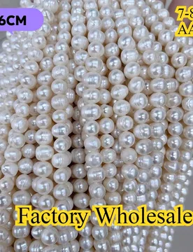 Mm AA Top-Quality Real Round Isolated Bead Wholesale Natural Freshwater Pearl Jewelry Make DIY Necklace Bracelet Women Gift - Aliexpress - FashionsVida