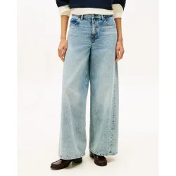 Pantalón vaquero de mujer wide leg