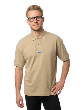 Hugo Polo à Manches Courtes Nolitos 10280822 Medium Beige XL