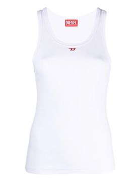 Diesel Canotta bianca con logo