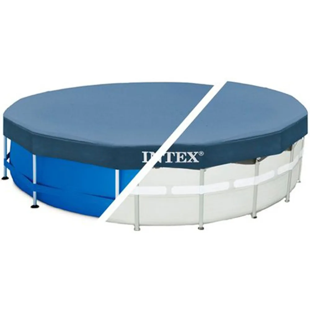 Cobertor Piscinas Metálicas Metal y Prisma Frame Ø 457 cm - Intex - FashionsVida