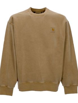 Felpa Girocollo Uomo Vista Sweat Buffalo Garment Dyed