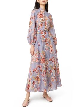 Awaken Picnic Floral-print Midi Dress