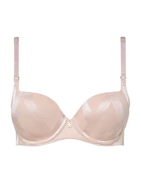 Reggiseno con ferretto soft GLAZE rosa beige 75D - Chantelle - FashionsVida