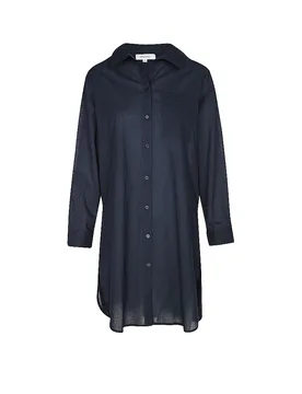 Chemisier Marseille bleu marine L - DARLING HARBOUR - FashionsVida