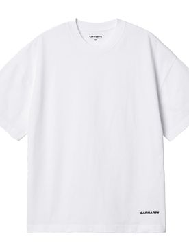 S/S Link Script T-Shirt - T-Shirt-kurzarm - weiß - Herren - Size: M