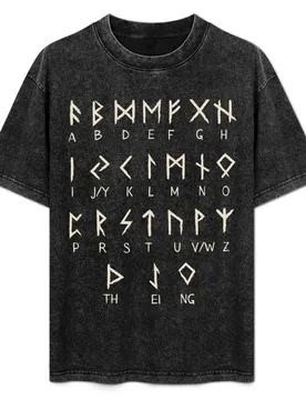 Runic Alphabet Elder Futhark Runes T-Shirt Sweat Resistant Workout Tee Shirt - Aliexpress - FashionsVida