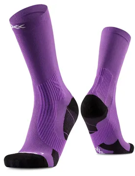 Calzini Crew Run Perform Radiant Violet EU 45-47
