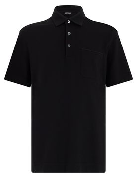Men's Short Sleeve Polo in Cotton - Perfect Fit