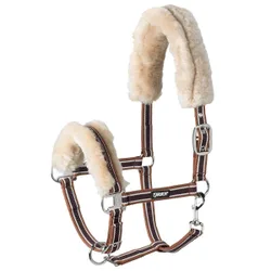 Halfter Lambskin Pin Buckle, hazelnut-creme-darkbrown P2
