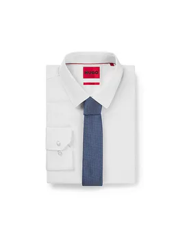 Hugo Cravatta blu - Hugo Boss - FashionsVida