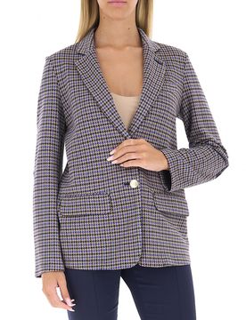 Blazer in viscosa BLU 46
