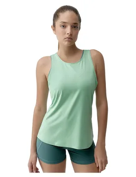 T-shirt Sans Manches Selena Provence Green XL - Born Living Yoga - FashionsVida
