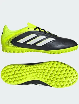 Scarpe Copa Pure 3 Club Turf 44 Core Black / Cloud White / Lucid Lemon - Adidas - FashionsVida